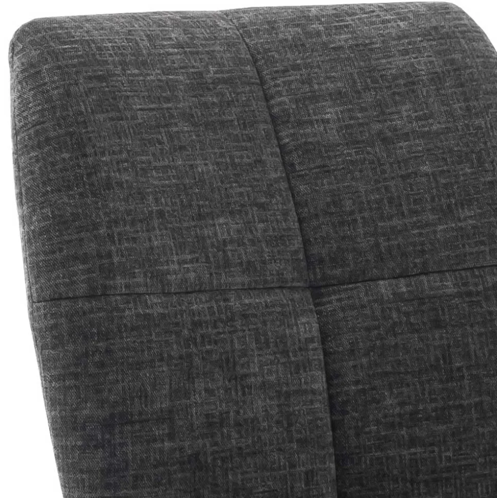 Esstischstuhl mit Federkern in Anthrazit - Marile (2er Set)