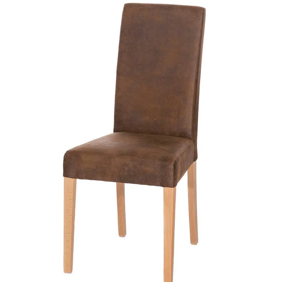 Esstischstuhl Vantralo in Braun (2er Set)