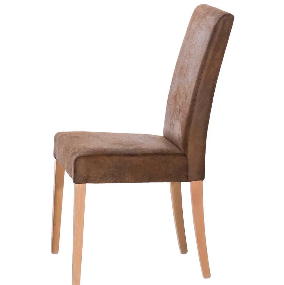 Esstischstuhl Vantralo in Braun (2er Set)