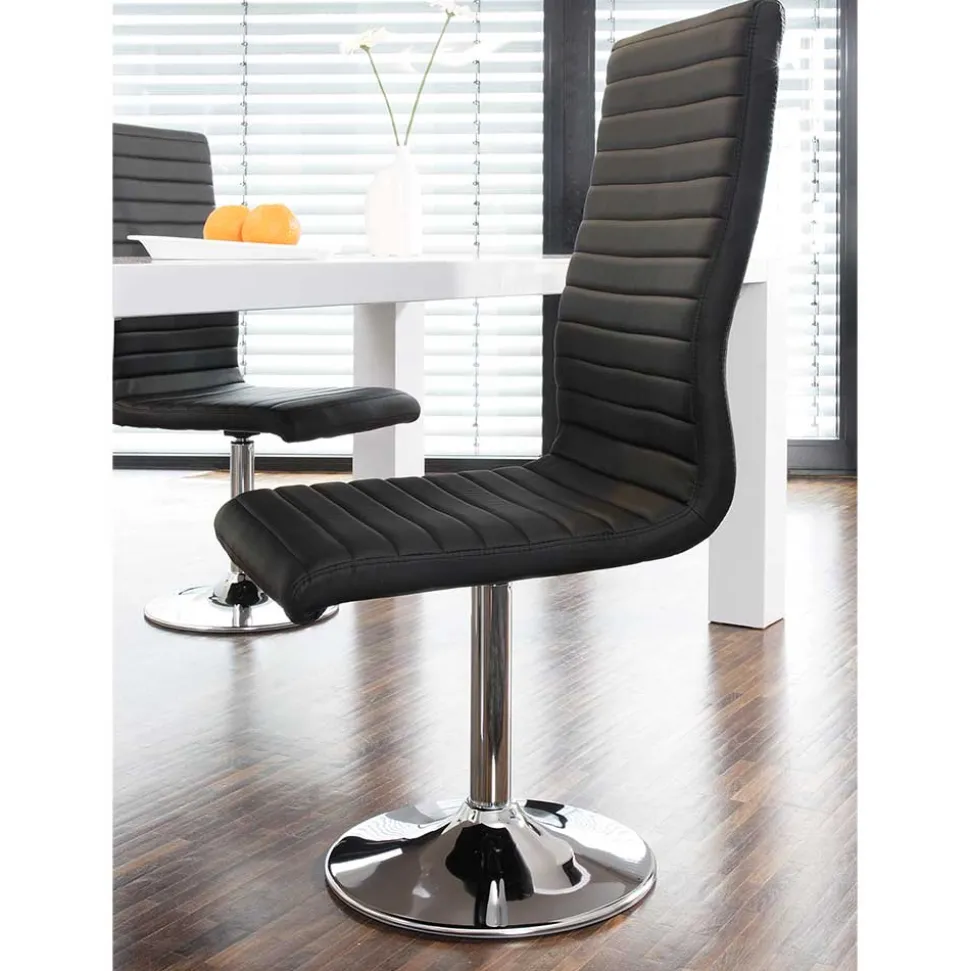 Esszimmer Drehstühle aus Kunstleder - Ragusca (4er Set)