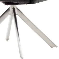 Esszimmer Drehstühle in Grau Stoff - Rirona (2er Set)