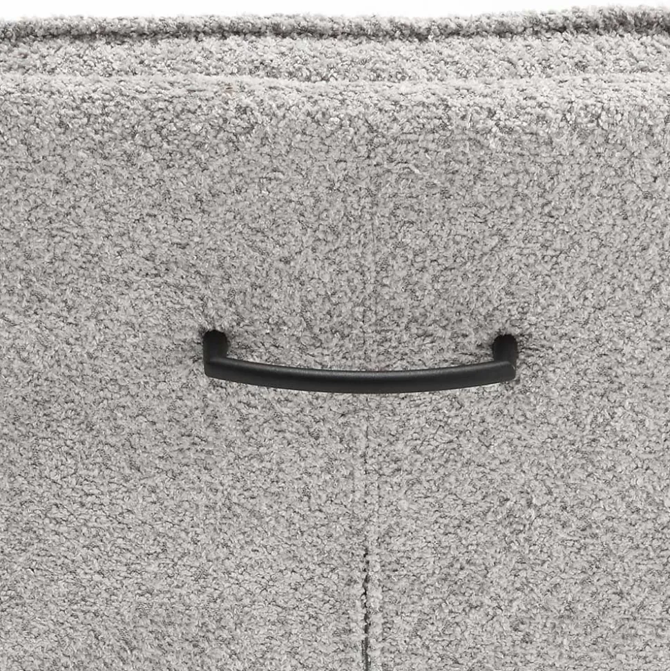 Esszimmer Drehstühle in Grau Boucle - Topra (2er Set)