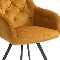 Esszimmer Drehstuhl mit Armlehnen - Delamaro