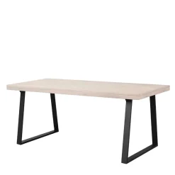 Esszimmer Esstisch aus White Wash Eiche - Ledicatos