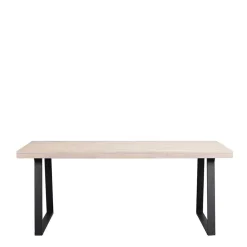 Esszimmer Esstisch aus White Wash Eiche - Ledicatos