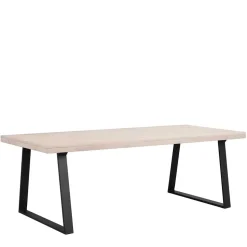 Esszimmer Esstisch aus White Wash Eiche - Ledicatos