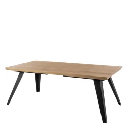 Esszimmer Esstisch in Eiche & Schwarz - Yolfa