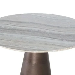 Esszimmer Marmortisch in Weiß Grau - Oscinion