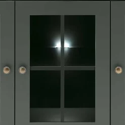 Esszimmer Möbel Set in Dunkelgrün - Niestov (vierteilig)