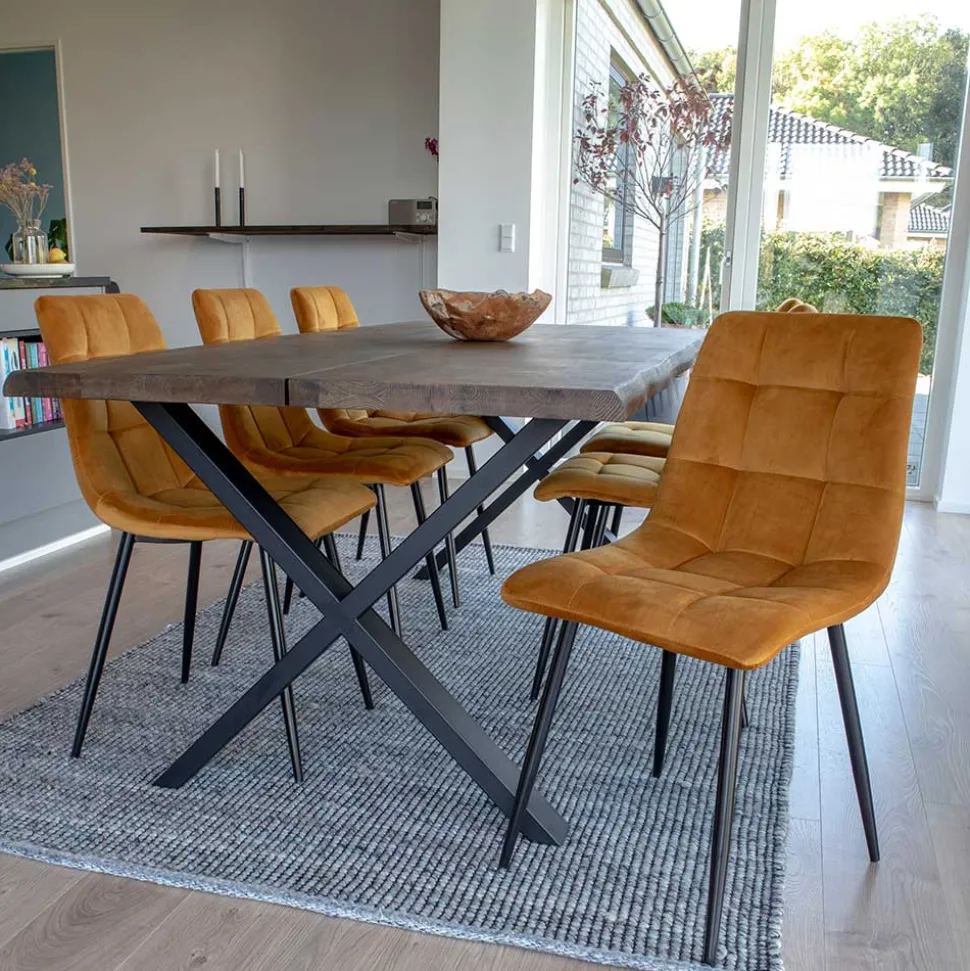 Esszimmer Möbel Set mit Tisch - Anjal (siebenteilig)