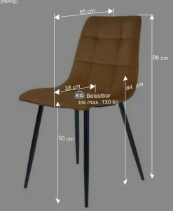 Esszimmer Möbel Set mit Tisch - Anjal (siebenteilig)