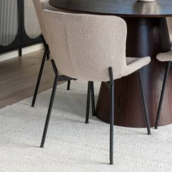 Esszimmer Möbelset mit rundem Tisch - Crystono (fünfteilig)