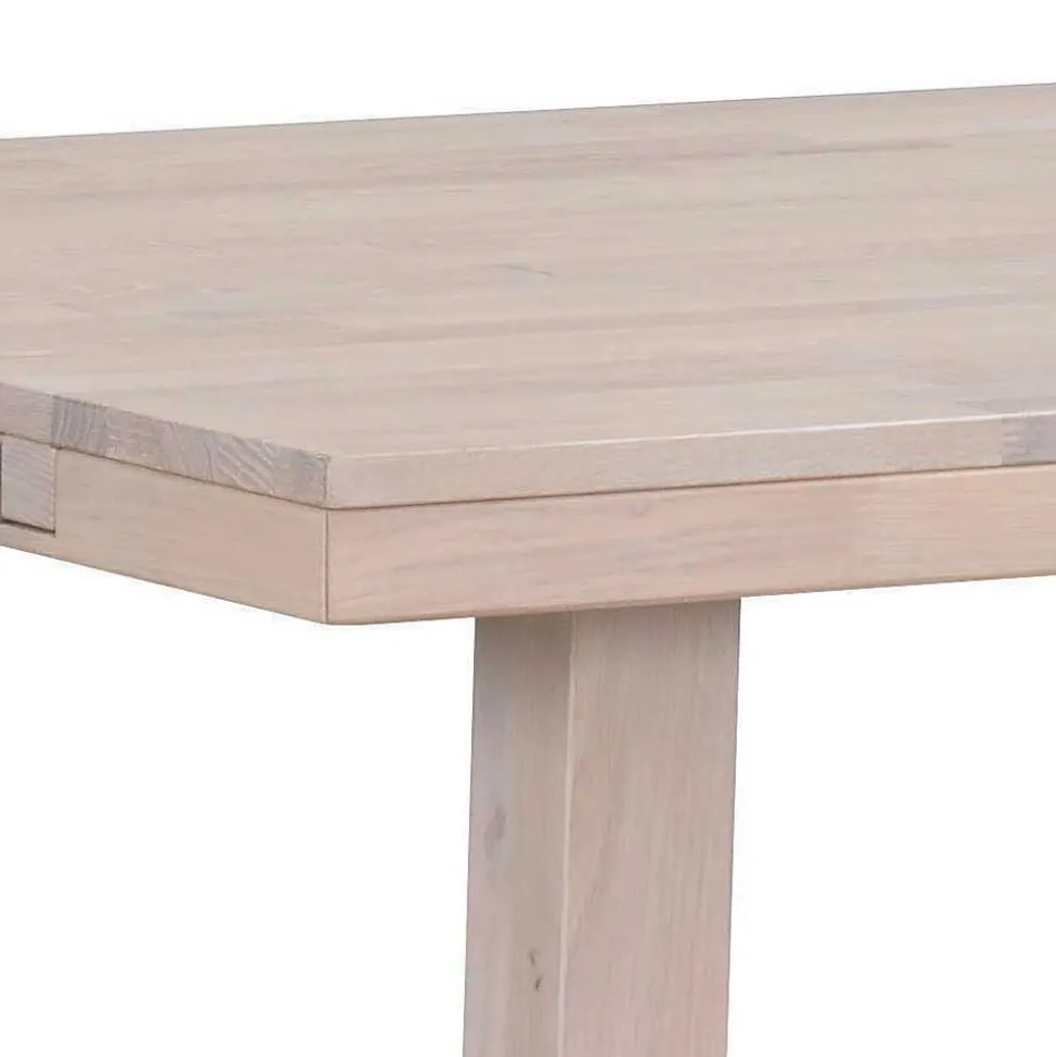 Esszimmer 4-Personen Gruppe White Wash - Dioca (fünfteilig)