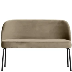 Esszimmer Polsterbank in Khaki Samt - Cuba
