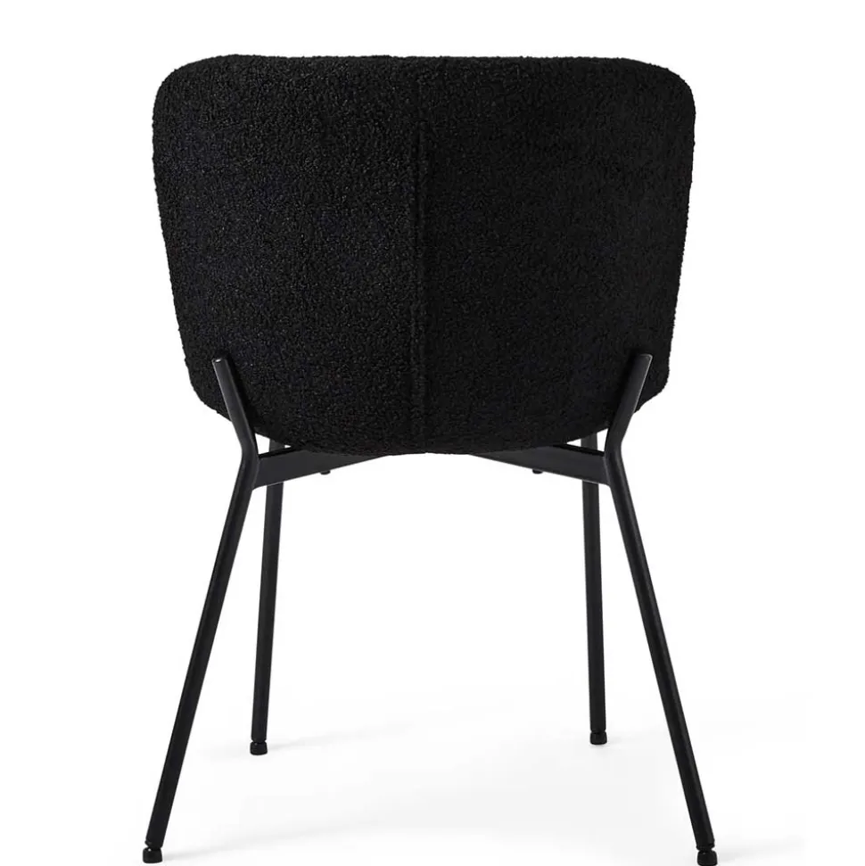 Esszimmer Polsterstuhl in Schwarz - Caleena (2er Set)