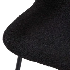 Esszimmer Polsterstuhl in Schwarz - Caleena (2er Set)