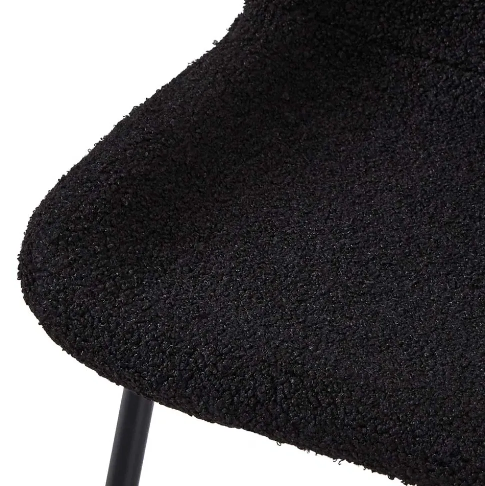 Esszimmer Polsterstuhl in Schwarz - Caleena (2er Set)