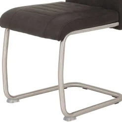 Esszimmer Schwingstuhl in Anthrazit - Zenca (Set)