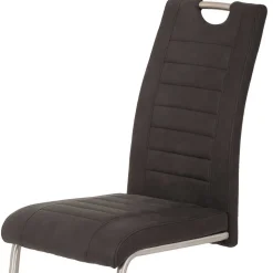 Esszimmer Schwingstuhl in Anthrazit - Zenca (Set)