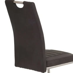 Esszimmer Schwingstuhl in Anthrazit - Zenca (Set)