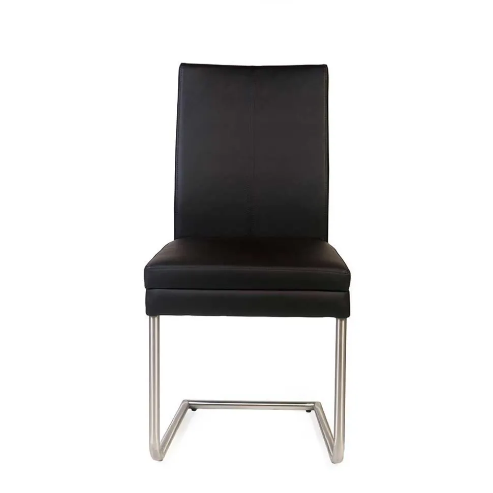 Esszimmer Schwingstuhl mit Kunstleder - Monty (2er Set)