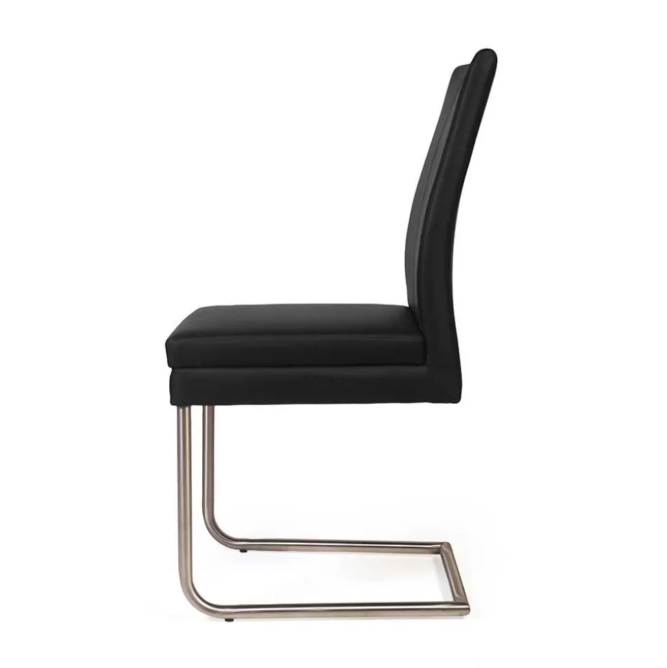 Esszimmer Schwingstuhl mit Kunstleder - Monty (2er Set)