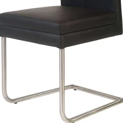 Esszimmer Schwingstuhl mit Kunstleder - Monty (2er Set)