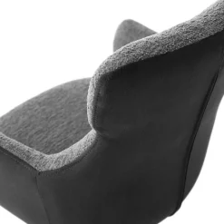 Esszimmer Sesselstuhl in Anthrazit - Prising (2er Set)