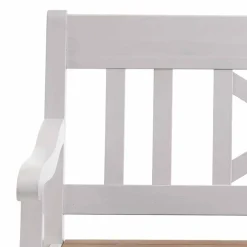 Esszimmer Sitzbank Barlad in Weiß Kiefer massiv