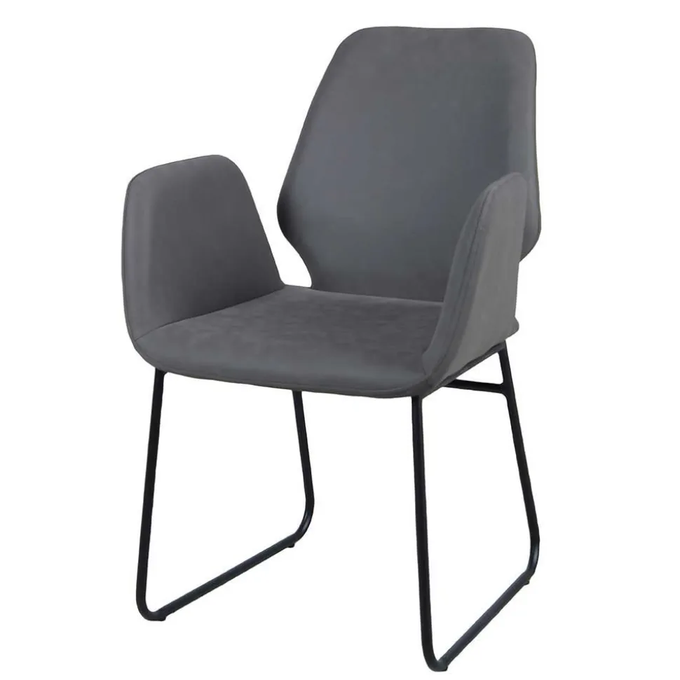 Esszimmer Sitzgruppe im Skandi Design - Grooves (fünfteilig)