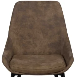 Esszimmer Sitzgruppe in Braun & Schwarz - Elizabeth (siebenteilig)