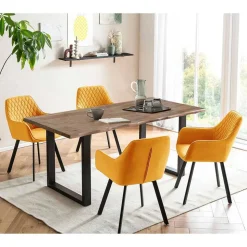 Esszimmer Sitzgruppe Set - Hemorian (fünfteilig)