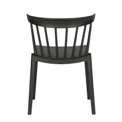 Esszimmer Stapelstuhl in Schwarz - Excellenta (2er Set)