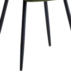 Esszimmer Stuhlset in Dunkelgrün - Yalley (4er Set)