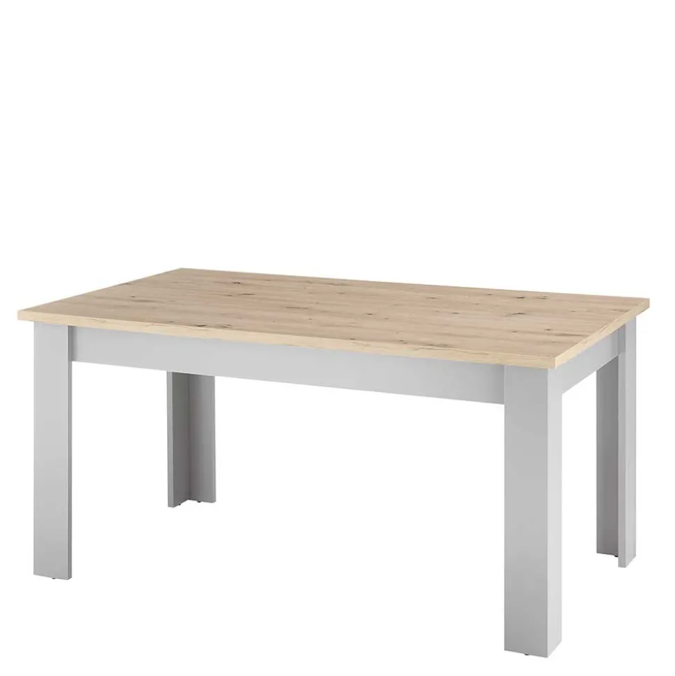 Esszimmer Tisch in Eiche NB & Lichtgrau - Buleta