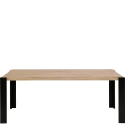 Esszimmer Tisch in Holzoptik Eiche & Schwarz - Cigano