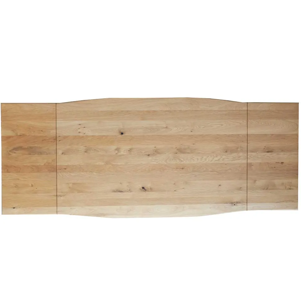 Esszimmer Tisch mit Holzplatte aus Wildeiche - Rouven