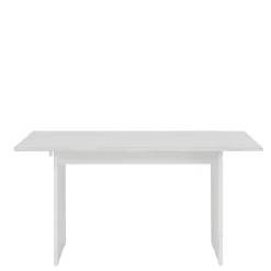 Esszimmer Wangentisch in Weiß lasiert - Vagniu