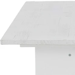 Esszimmer Wangentisch in Weiß lasiert - Vagniu