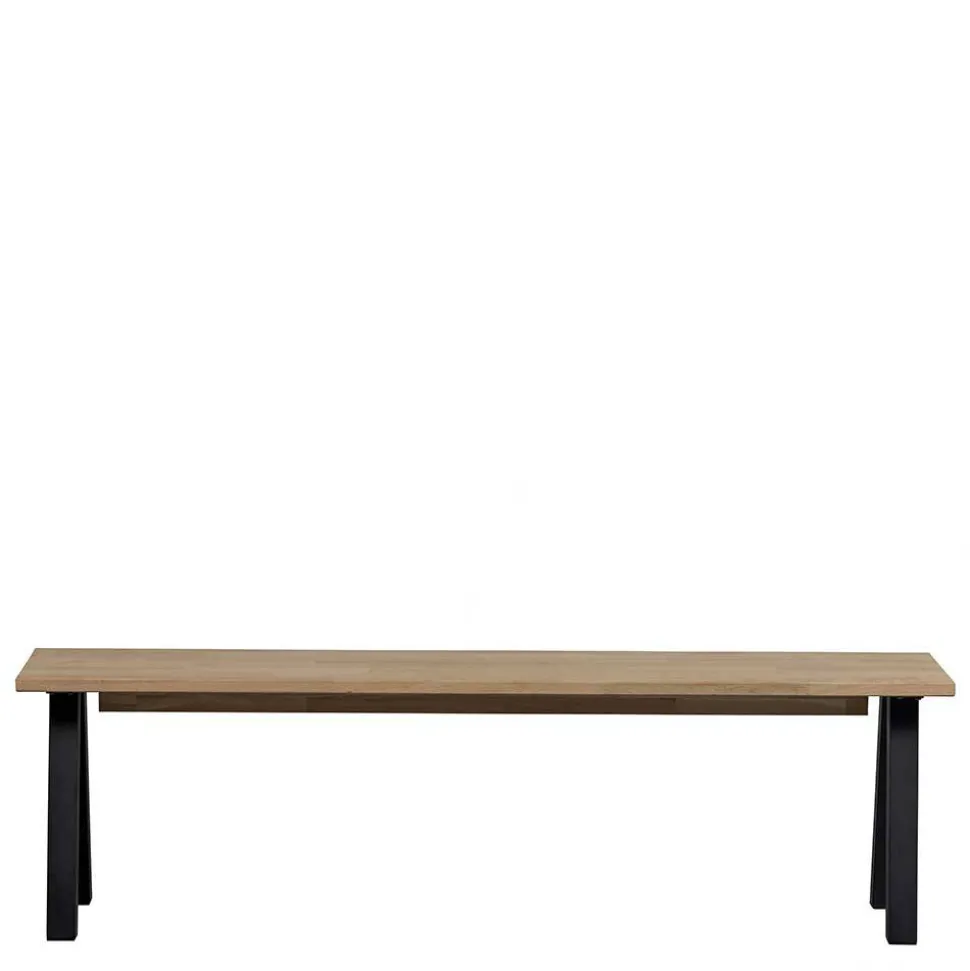 Esszimmerbank aus Eiche und Metall - Besi