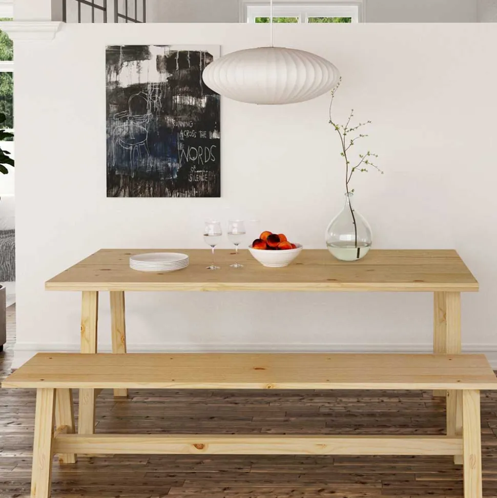 Esszimmerbank aus Kiefer Massivholz - Jesafina