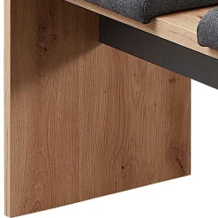 Esszimmerbank in Wildeiche & Dunkelgrau - Kuetra