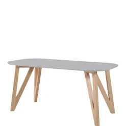 Esszimmergarnitur mit Polsterstühlen - Mint (fünfteilig)