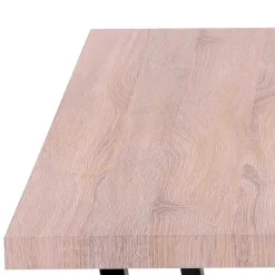 Esszimmergruppe mit Microfaser-Stühlen - Dascalo (fünfteilig)