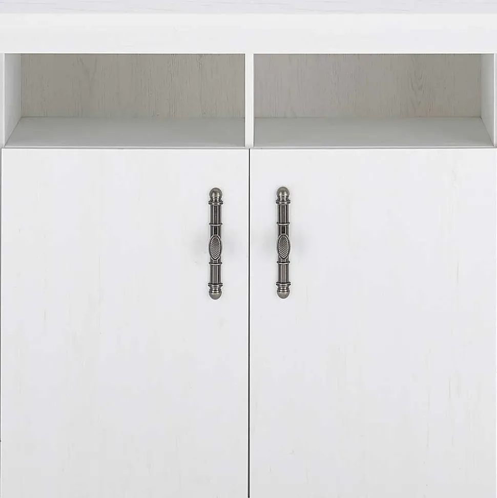 Esszimmerschrank Set in weißer Holzoptik Pinie - Liancos (dreiteilig)