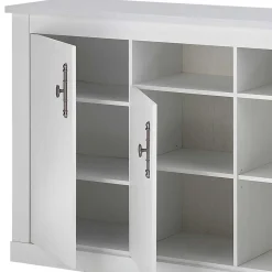 Esszimmerschrank Set in weißer Holzoptik Pinie - Liancos (dreiteilig)