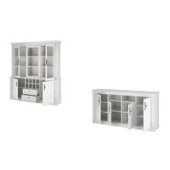 Esszimmerschränke in weißer Holzoptik Pinie - Liancos (zweiteilig)