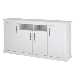 Esszimmerschränke in weißer Holzoptik Pinie - Liancos (zweiteilig)