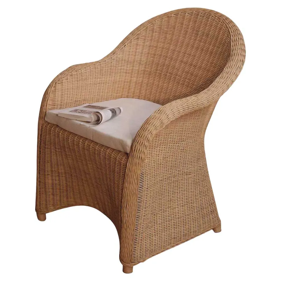 Esszimmersessel Classico aus Rattan