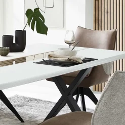 Esszimmersitzgruppe inklusive sechs Stühle - Niam I (siebenteilig)